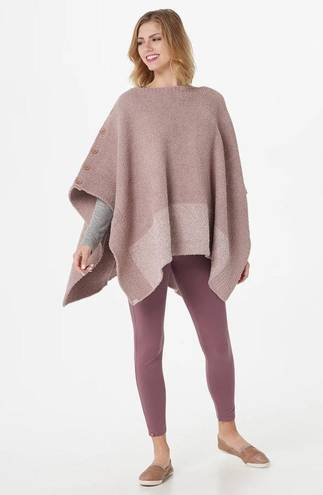 Barefoot Dreams  CozyChic Coastline Poncho in Ballet Pink А382066