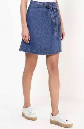 Gap 1969 Chambray Wrap Skirt