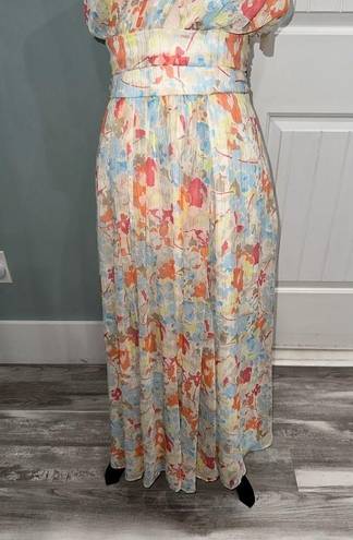 Likely  Sara floral one shoulder dress size 6