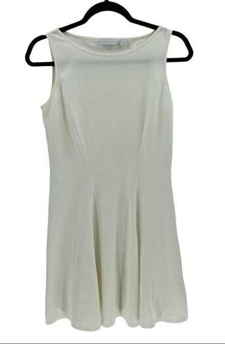 New York And Company  Sleeveless Cotton Pleated Dress