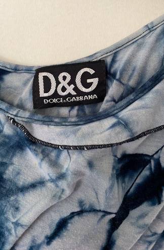 Dolce & Gabbana 😍🔥 The Cutest Blue Tye Dye One Shoulder  Top