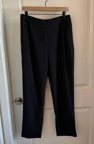 Lulus NWT Lulu’s Kick It High Waist Trouser Pants Black