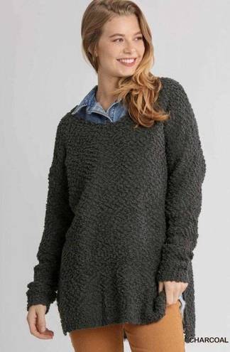 Umgee  Popcorn Oversized Pullover Sweater Large