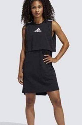 Adidas  GG dress NWT 3 stripe Game & Go‎ sleeveless side pockets xs