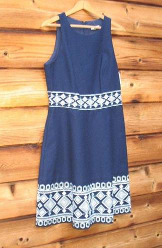 Shoshanna NWT  Fit And Flare Embroidered Dress