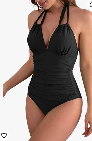 B2prity Women's Slimming One Piece Swimsuits Tummy Control Bathing Suit Halter Swimwear for