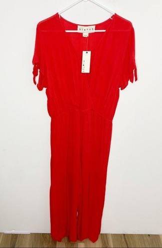 Nordstrom NWT red jumpsuit lightweight HIATUS sold at  
Size XL
New with tags