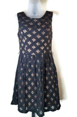 City Triangles  Sleeveless Black Floral Dress 3