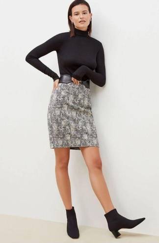 MM.LaFleur  NoHo Crackle Straight Pencil Skirt New Size 12