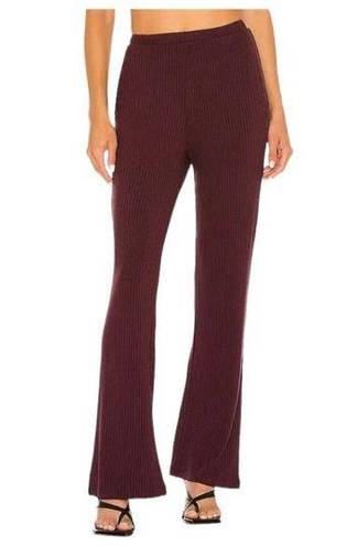 n:philanthropy  Burgundy Reign Ribbed Knit Pant Size XS new