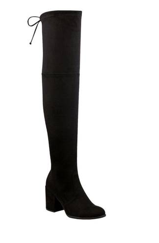 Unisa COPY -  over the knee faux  suede boots