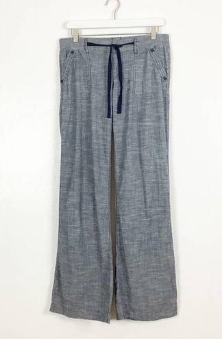 Candie's Candie’s Pants Blue Cotton Blend Wide Leg 9