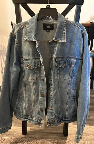 Oversized Jean Jacket Blue Size M