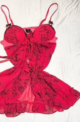 Victoria's Secret Y2K lingerie top/mini dress