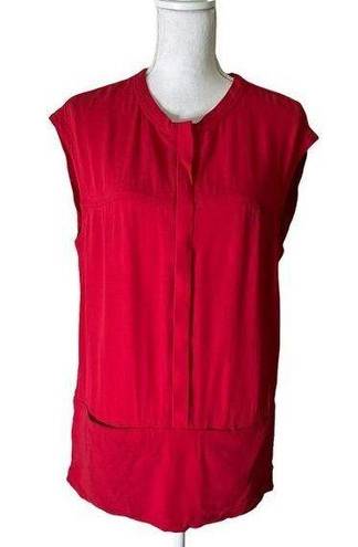 Isabel Marant  Red Crewneck Short Sleeves Top Blouse Women’s Size FR38/ US M