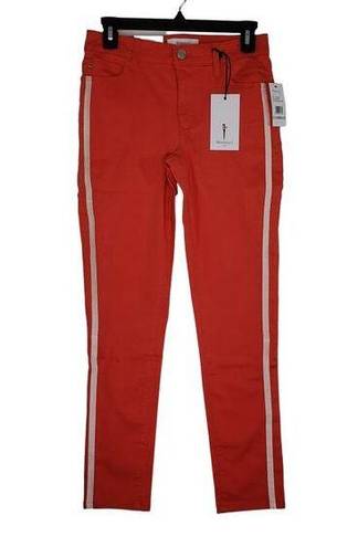 Skinny Girl  Womens Jeans Red Skinny Stretch Pant Ankle Size 4 Short 27 Waist