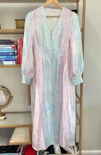 Hill House NWOT  Tati Tye Dye Silk Duster Robe