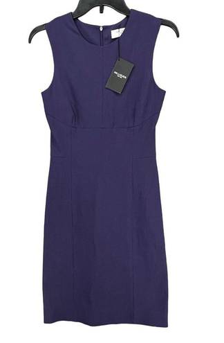 MM.LaFleur  Womens Shirley Sheath Dress 2 Elderberry Purple Sleeveless Back Zip