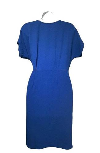 Bobeau  V-Neck Short Sleeve Wrap Dress Size S