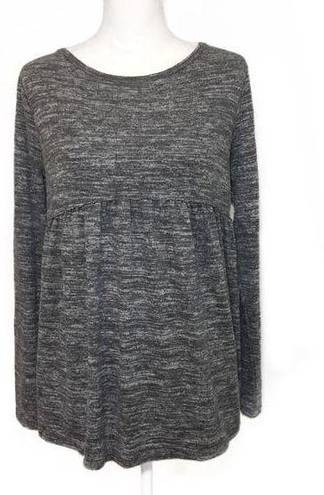 Isabel Maternity NWOT Maternity Dark Heather Gray Soft Pleated Top