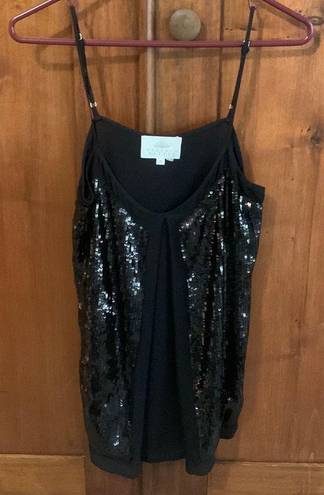 Madison Marcus Black Sequin Top