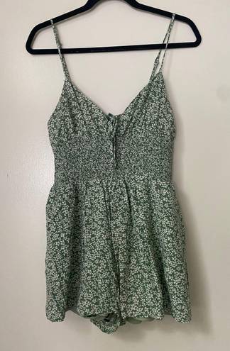 Sky And Sparrow Green Romper