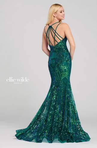 Ellie Wilde Prom Dress Green