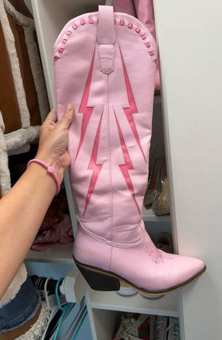 Pink Boots Size 6