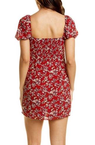 Bardot  Juniper Floral Puff Sleeve Mini Dress