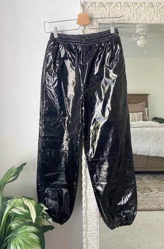 LPA  Kendra Patent Leather Jogger Pants