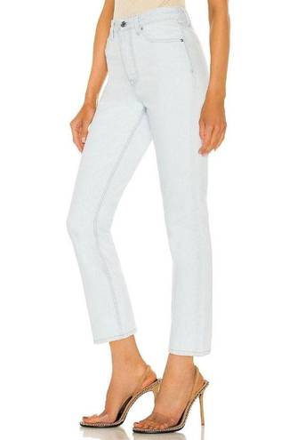 GRLFRND  Karolina High Rise Straight Crop Jeans in Indigo 27 New Womens Denim