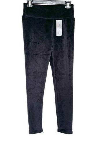 Kimberly  C Womens Pants Size Small Velvet High Rise  Black Soft Comfy Straight