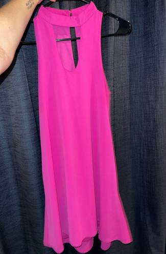 TCEC neon pink dress