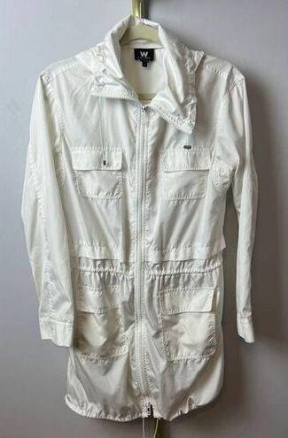 W By Worth  White Anorak Utility Jacket Sz. P