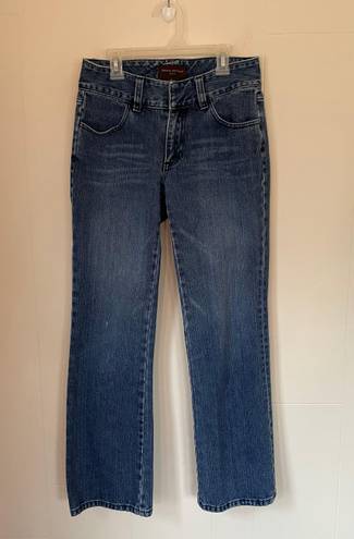 Banana Republic Denim Bootcut Flare jeans 100% cotton Distressed Women’s size 6