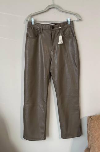 Abercrombie & Fitch Abercrombie Vegan Leather Pants 