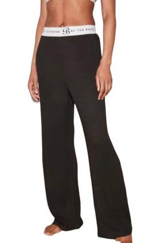 Ted Baker  Black Ribbed Loungewear Trousers Pants US4 UK8 EUR36 NWT