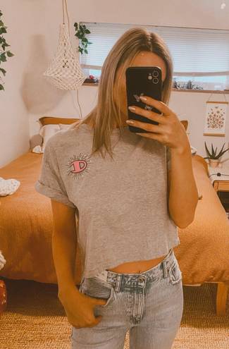 Champion Grey Cropped  Tee