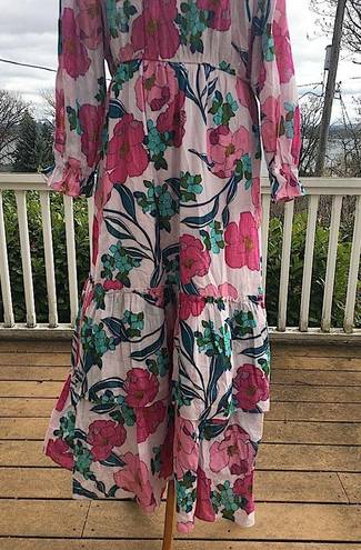 INC  INTERNATIONAL CONCEPTS Plus Size Floral-Print Ruffled Maxi Dress - Size 1X.