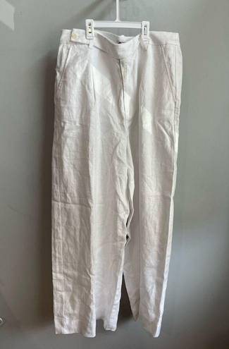 Madewell NWT!  The Harlow Wide-Leg Pant in 100% Linen Size 14