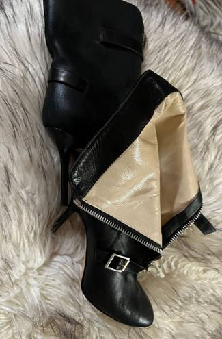 Jimmy Choo Dylan leather MOTO boots 38