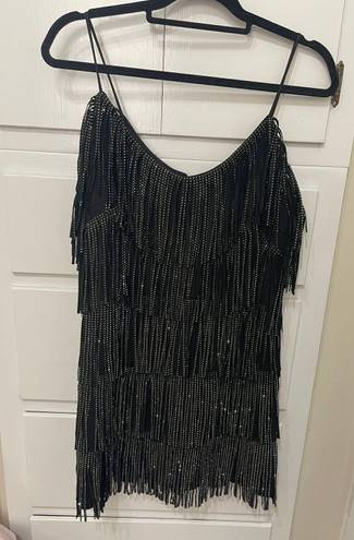 Cocktail Mini Dress Black Size L