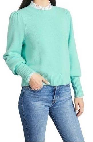 Hill House  Cropped Silvia Sweater in Ocean Wave size XL NWT