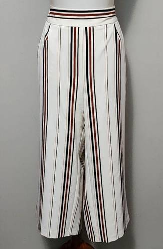 Apt. 9  White Navy Striped Super Sift Pull On Crops Size XL