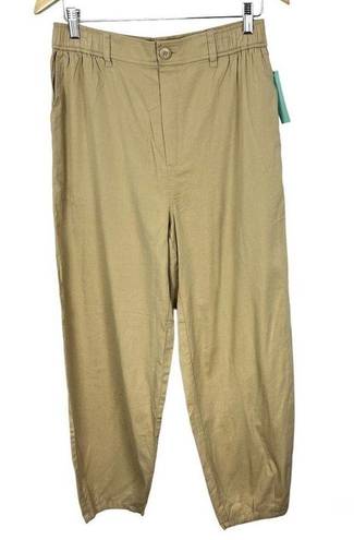 Abound NWT  Khaki Casual Joggers Elastic Waist Size Medium