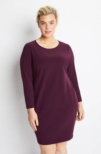 Mulberry Of Mercer  Morgan Long Sleeve Crew Neck A-Line Dress Size XS