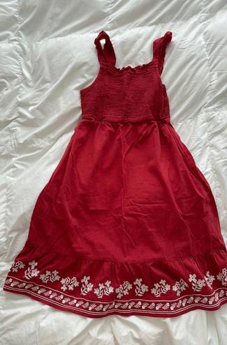 Old Navy Big Girl’s Red Sun Dress