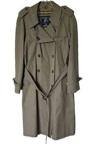 Burberry Vintage  Women’s Beige Tan Trenchcoat Trench Coat size 10R