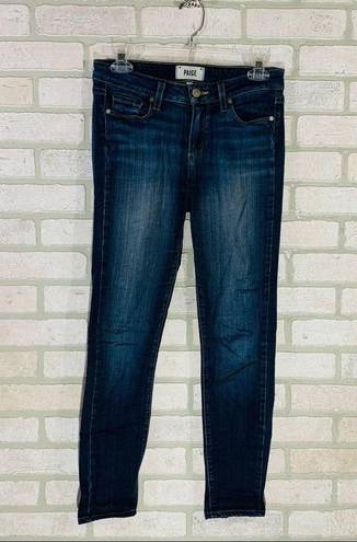 Paige  Verdugo Ankle Skinny Jeans Nottingham Wash