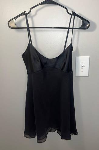 Victoria's Secret Victoria’s Secret Vintage Black Silk Slip Dress